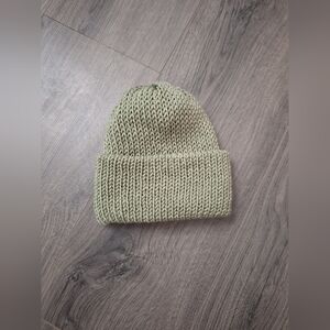 Handmade baby beanie hat, size newborn to 12 months, one size fits most